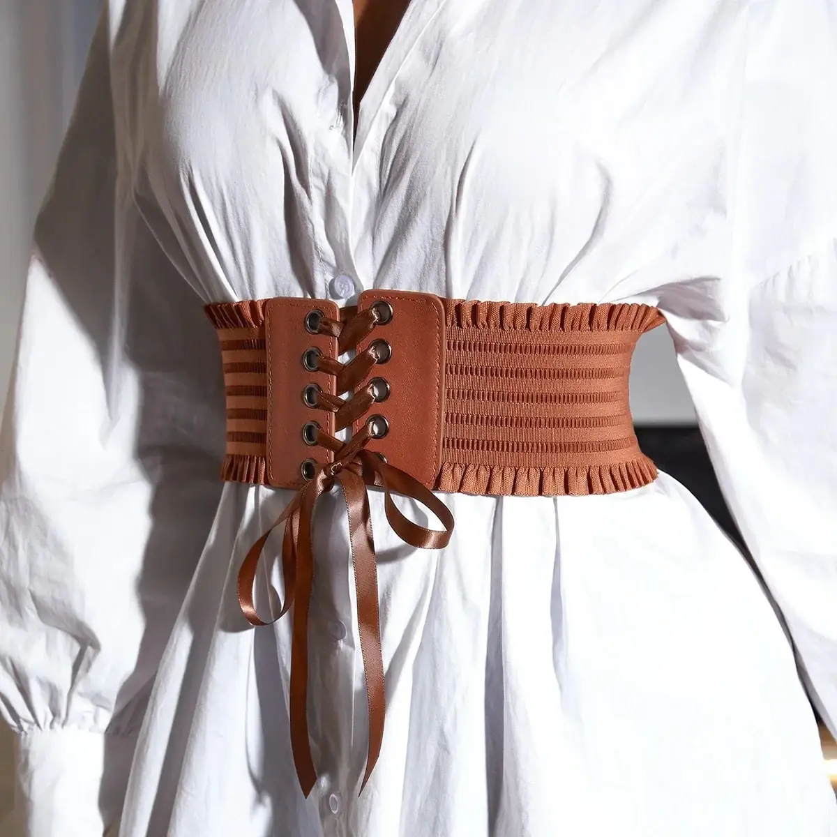 Ceinture Chameau avec Lacets